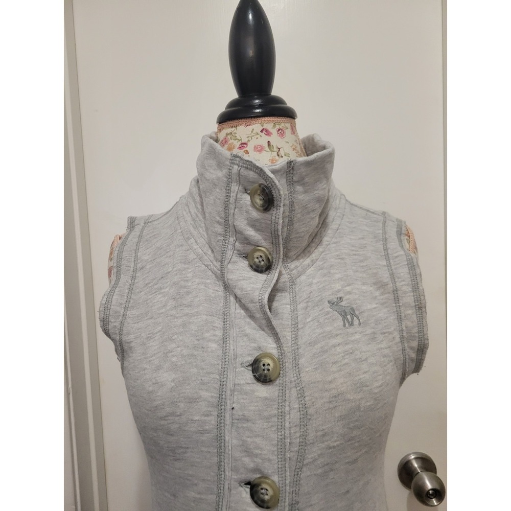 Vtg Abercrombie Fitch Women Y2K Granola Cabin Hiking Layer Classic Cotton Vest